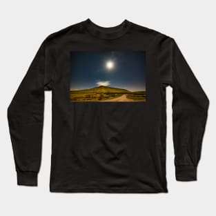 Hay Bluff by Moonlight, Brecon Beacons National Park Long Sleeve T-Shirt